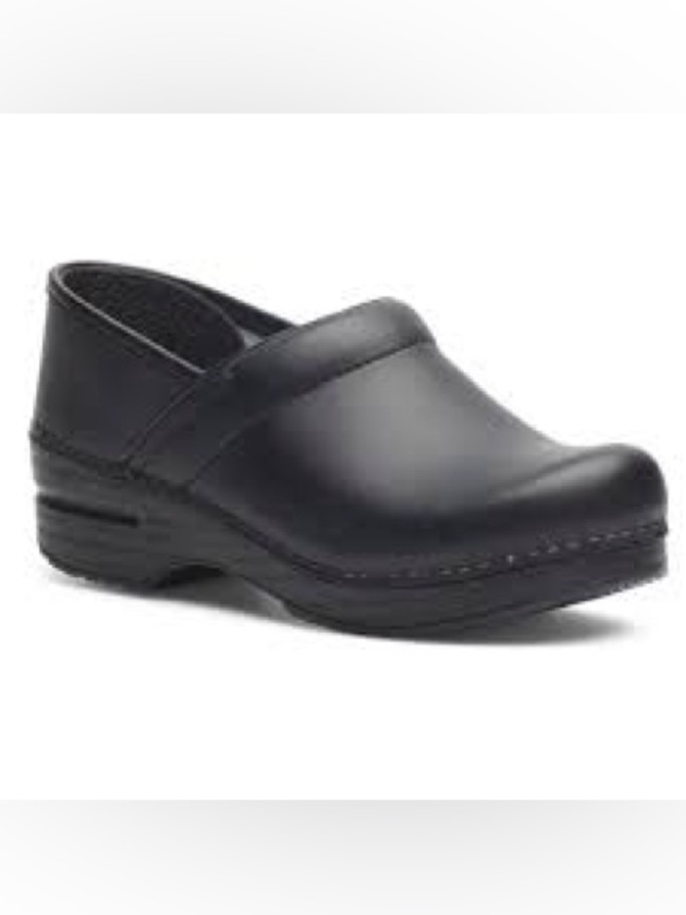 Dansko Professional Black Leather Clogs Size 9 – New Never Worn